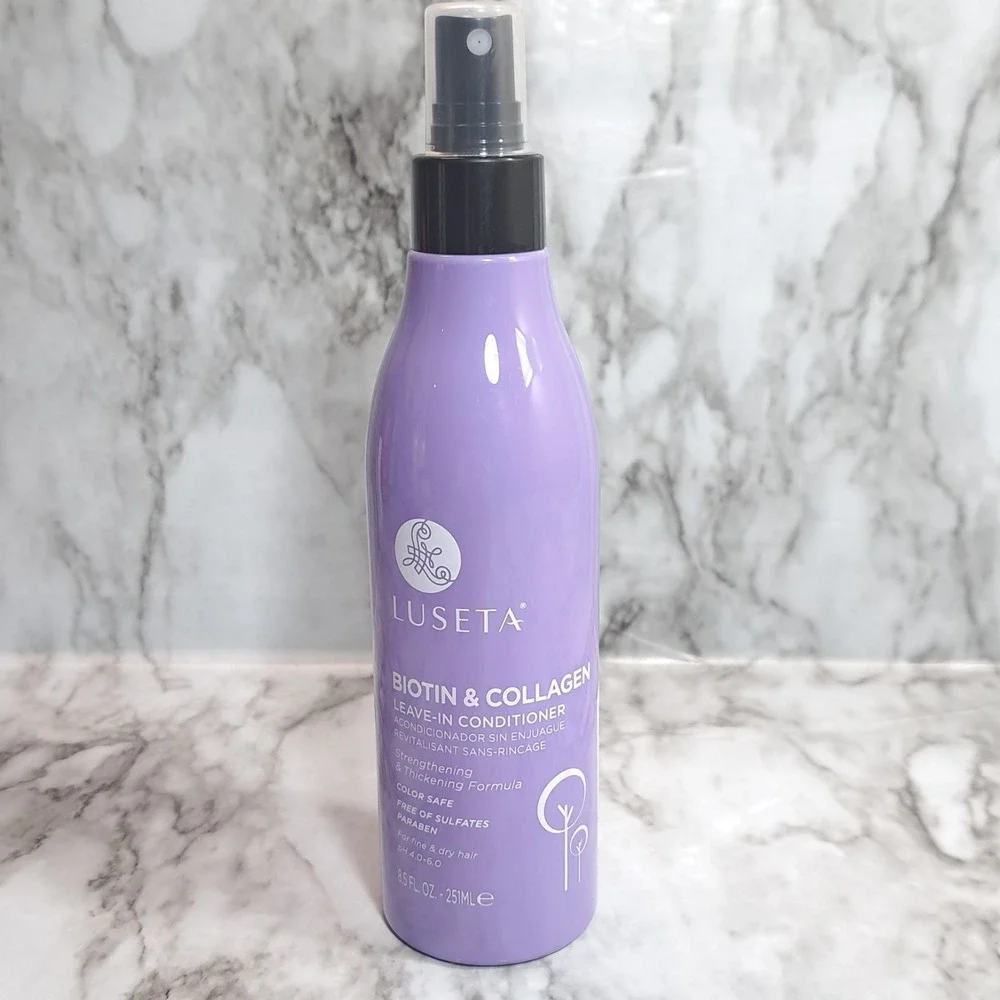 LUSETA‎ BIOTIN & COLLAGEN LEAVE-IN HAIR CONDITIONER Strengthen Thicken Dry Hair